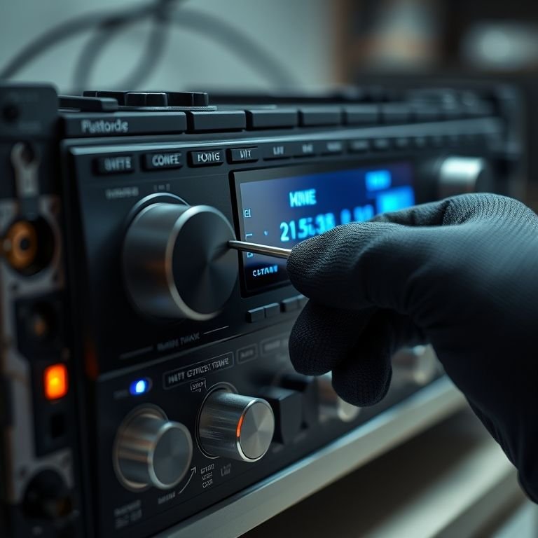 Réparation d’un panneau de commande hi-fi - ATS